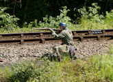 Severn Valley Railway 40s weekend - battle re-enactment